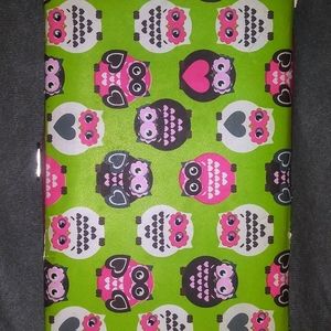 Bright Colored Owl Clutch